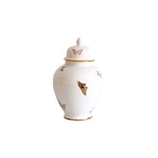 Gilded Butterflies Ginger Jars: Small