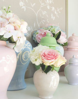 Cabbage Patch Green Ginger Jars: Large