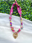 Pink/Purple/Gold Flat Heart