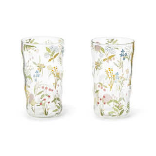 Garden Delight Tumbler Drinking Glass