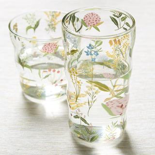 Garden Delight Tumbler Drinking Glass