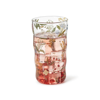 Garden Delight Tumbler Drinking Glass