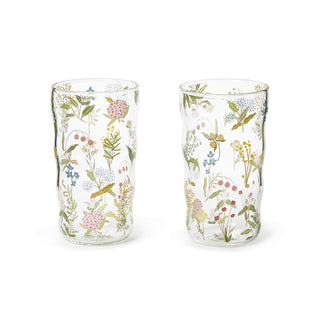 Garden Delight Tumbler Drinking Glass
