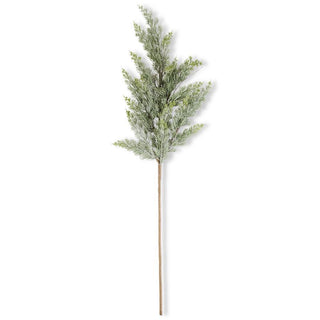 42 Inch Powdered Real Touch Cedar Branch