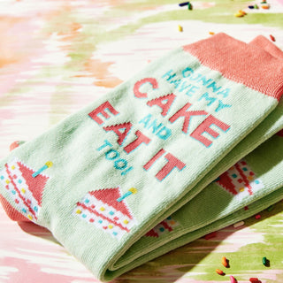 Wine Glass and Socks Gift Set