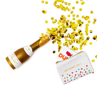 Celebration Champagne Confetti Popper w/Pouch