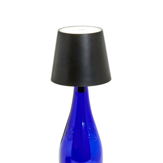 LED Touchable Black Lampshade with Bottle Stopper in Gift Box