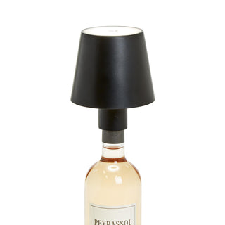 LED Touchable Black Lampshade with Bottle Stopper in Gift Box