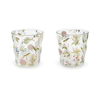 Garden Delight Old Fashion Drinking Glass