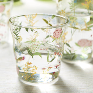Garden Delight Old Fashion Drinking Glass