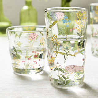 Garden Delight Old Fashion Drinking Glass