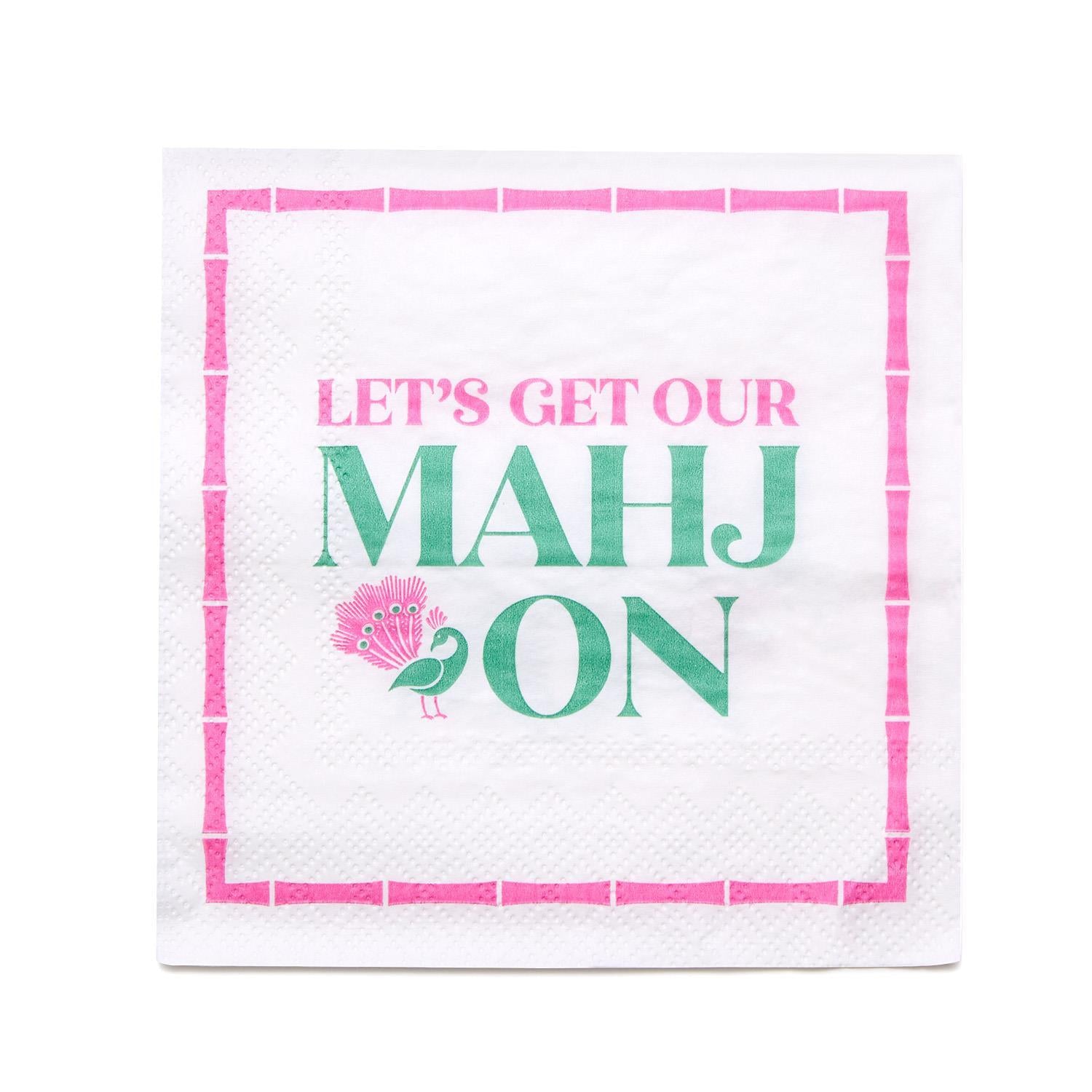 Let's Mahj Cocktail Napkins - Thumbnail 4
