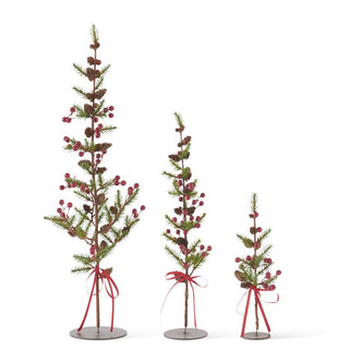Pine Twig Trees with Berries