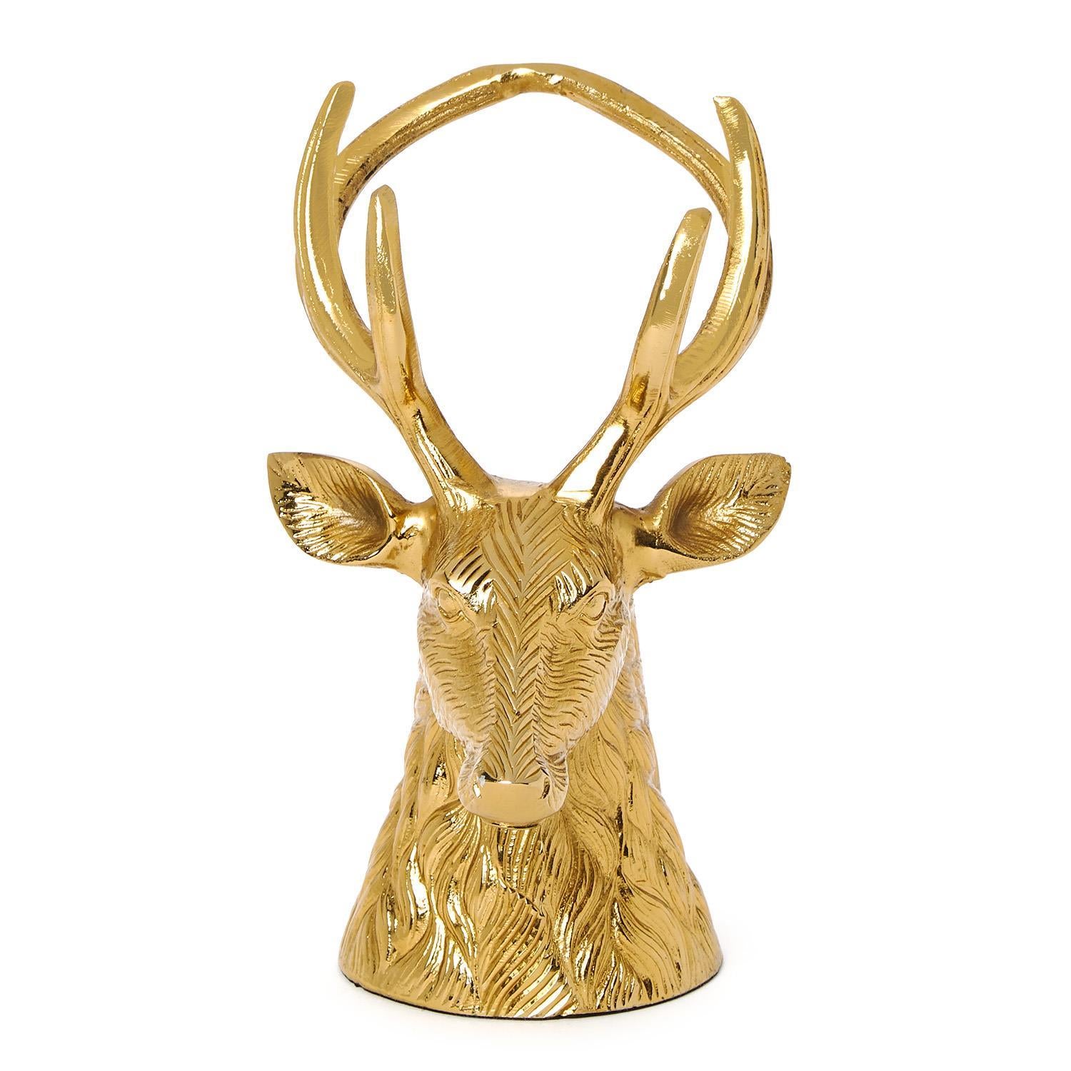Gold Stag Wine Bottle Holder - Thumbnail 3
