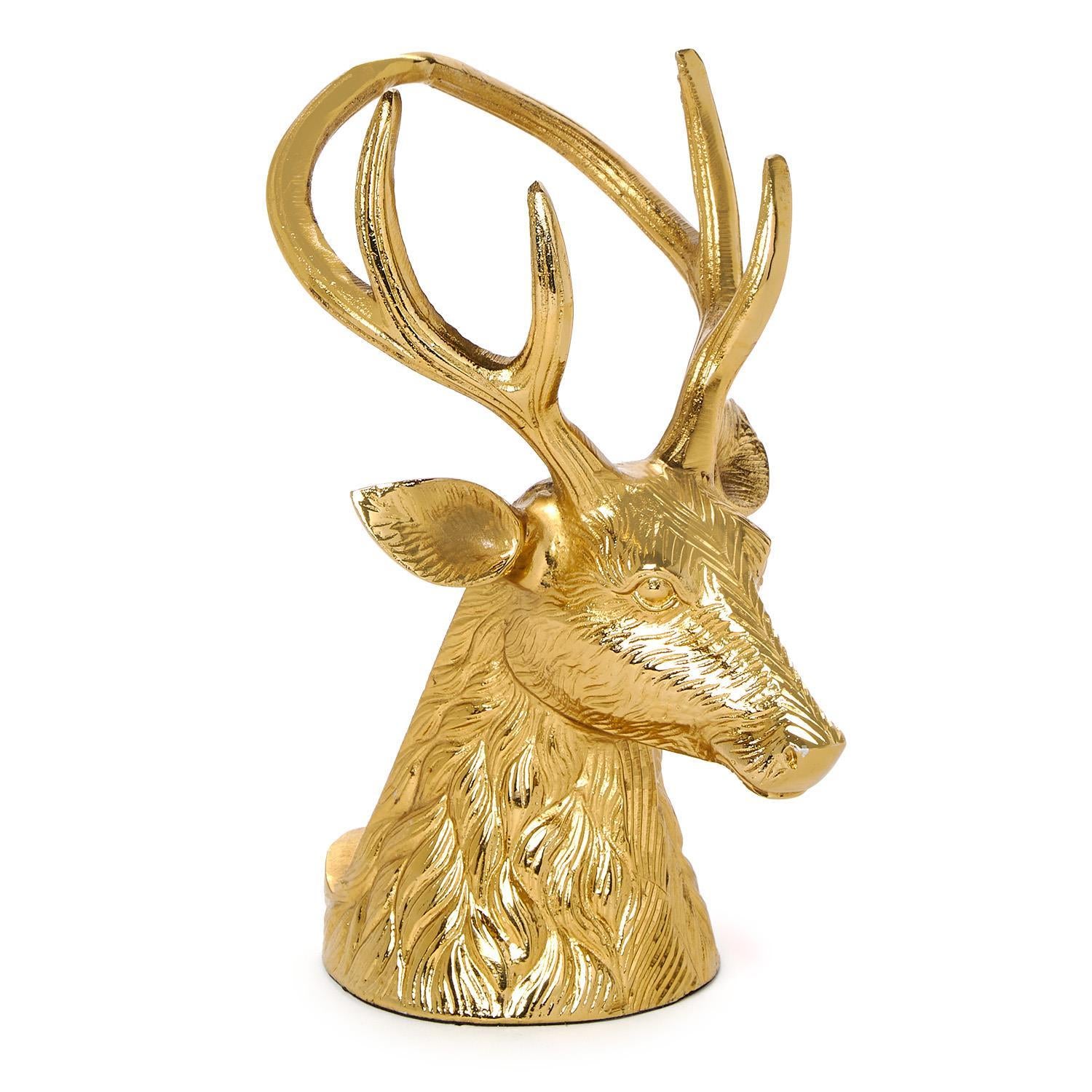 Gold Stag Wine Bottle Holder - Thumbnail 2
