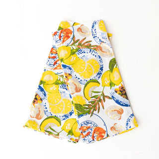 2pc Kitchen Towel Set- Lemon Santorini