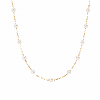 Dainty Harbor Pearl Necklace