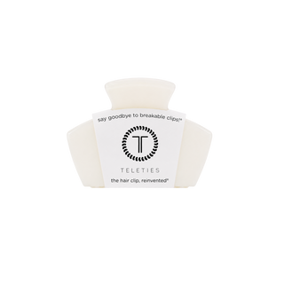 Classic Coconut White Petite Claw Clip