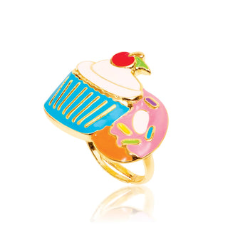 Cupcake Cutie Adjustable Ring with Gift Box