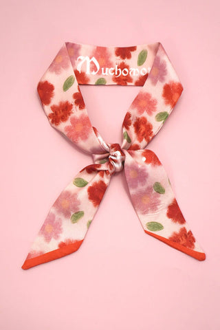 Silk Twilly Scarf Necklace Wrap