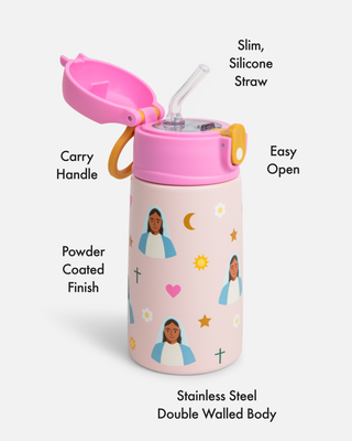 Mary Water Bottle – 13.5oz Stainless Steel