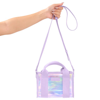 Micro Beach Tote in Soap Bubble