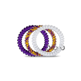 Spiral Hair Coils | Small | LSU Hair Ties