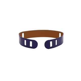 Wide Saturday Scarf™ Reversible Leather Belt