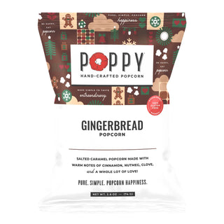 Gingerbread Popcorn Snack Bag