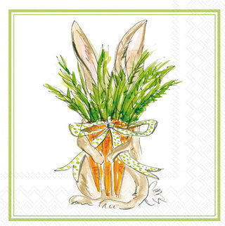 Paper Lunch Napkins 20ct Carrot Bunny Rosanne Beck