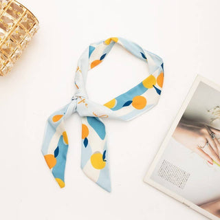 Silk Twilly Scarf Necklace Wrap