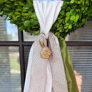 Sm Bunny Wreath Ornament