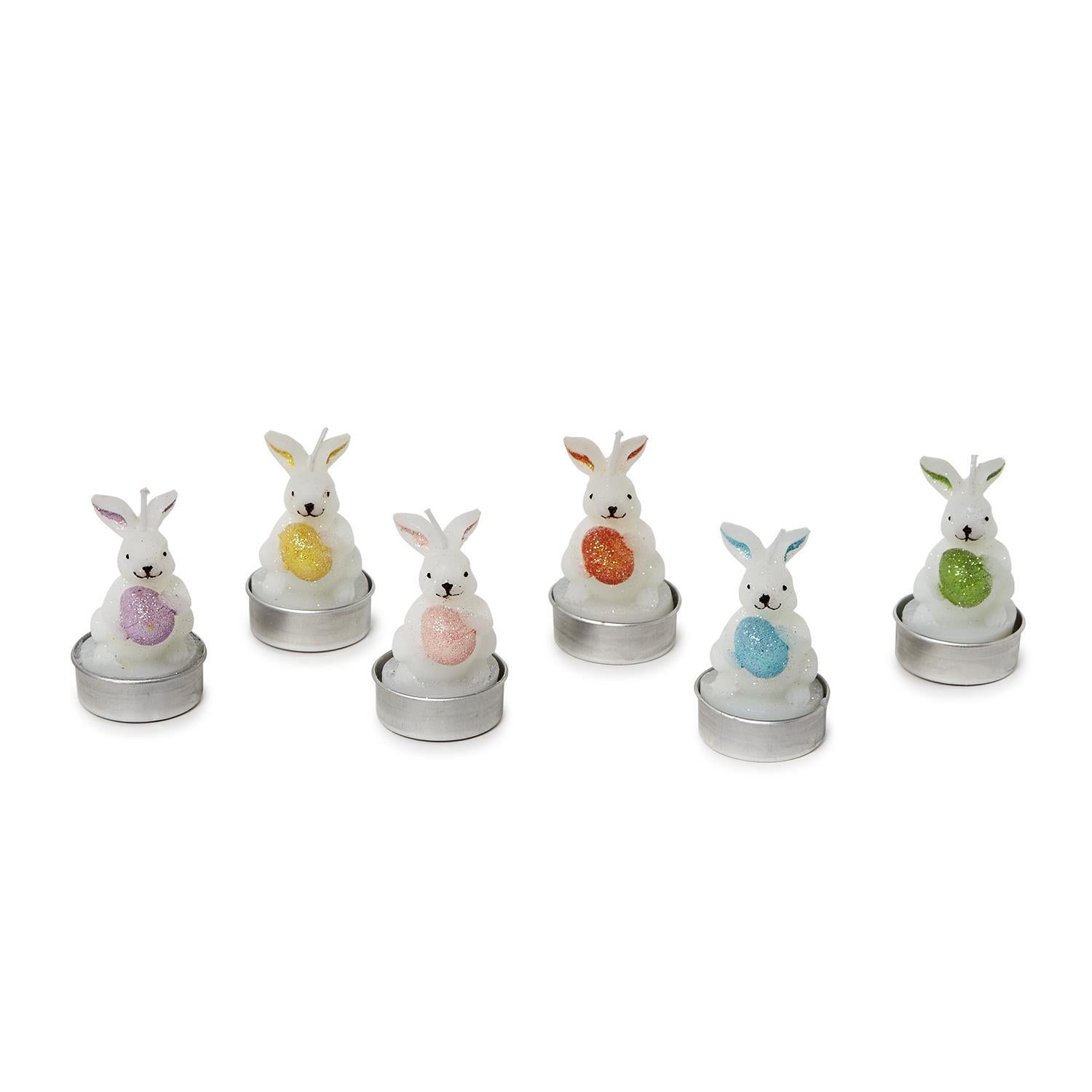 Hand-Painted Bunny Tealight Candles - Thumbnail 3