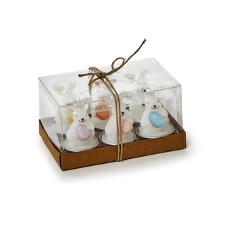 Hand-Painted Bunny Tealight Candles
