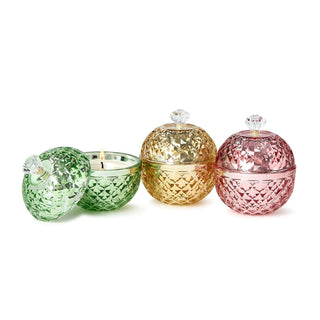 Metallic Glass Filled Candle