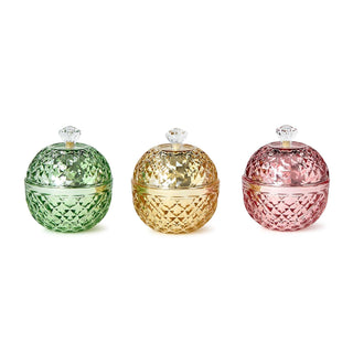 Metallic Glass Filled Candle