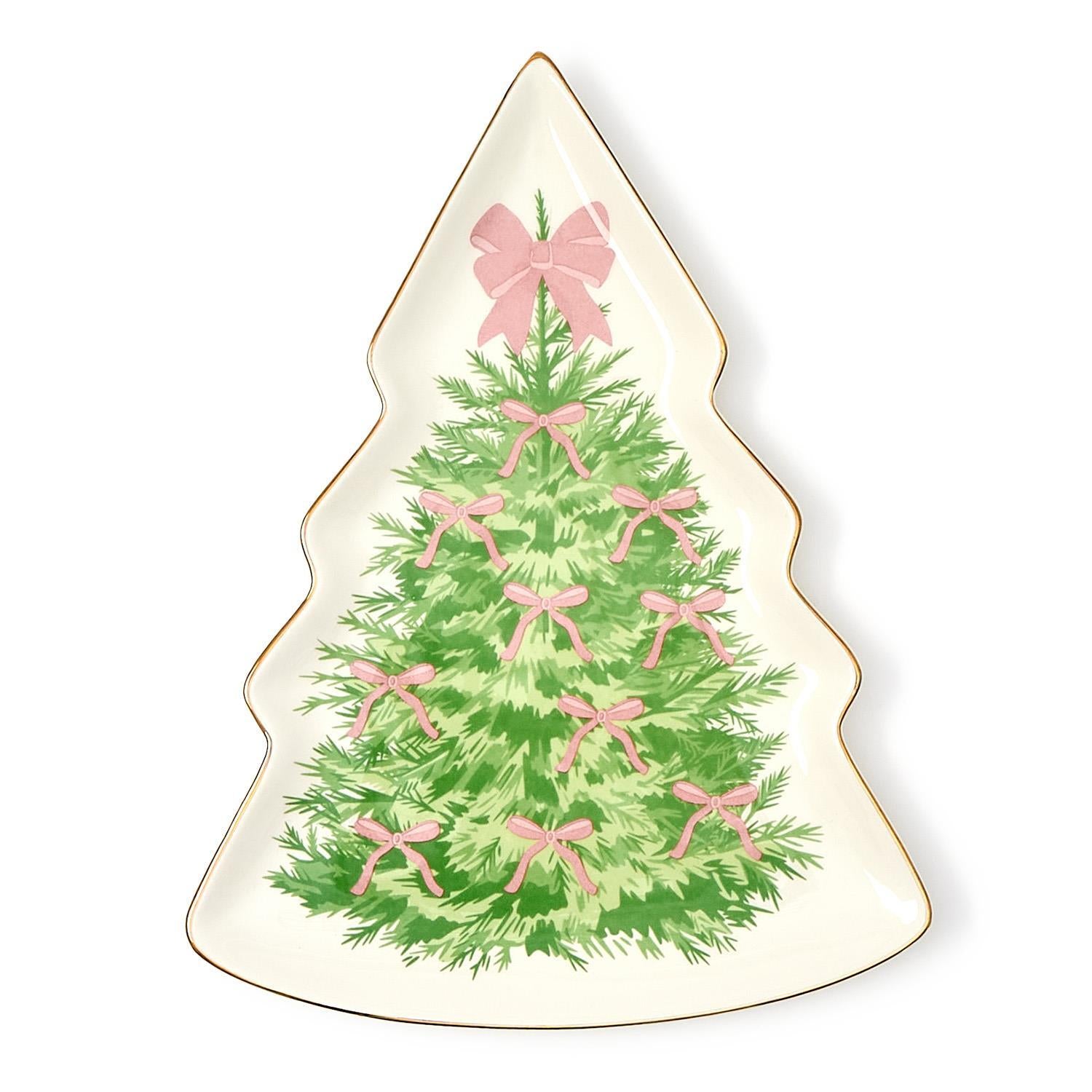 Bow-tiful Tree Shaped Plate - Thumbnail 2