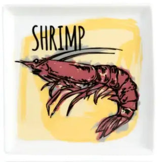 Seafood Appetizer Plates (Set of 4)