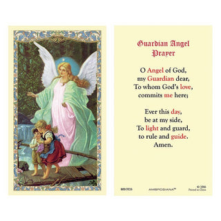 Guardian Angel Prayer Card