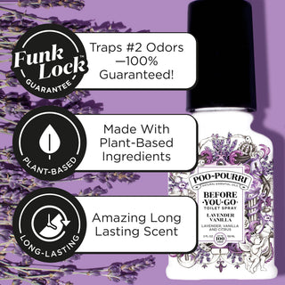 Poo~Pourri Lavender Vanilla 2oz boxed