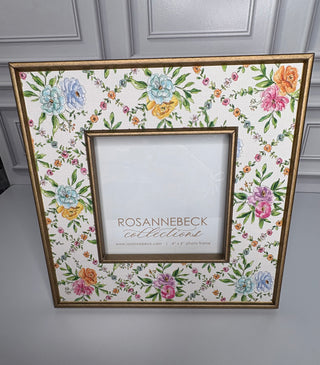 4x4 Western Floral Trellis Frame