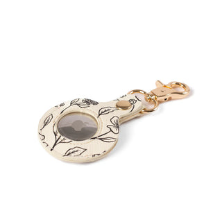 Pressed Floral AirTag Keychain