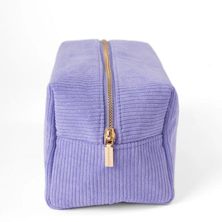 Periwinkle Corduroy Cosmetic Bag