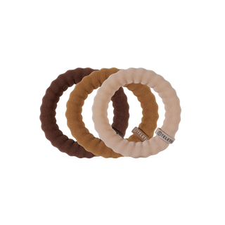 Espresso Yourself Large Nylon Hair Ties
