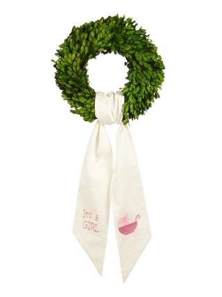 Wreath Sash: It's A Girl
