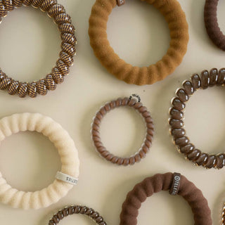 Espresso Yourself Large Nylon Hair Ties