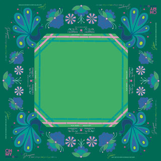 Birdie Green Mahjong Mat
