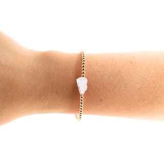 Megaphone Cheer Bracelet: Gold / Standard 6.75 inch