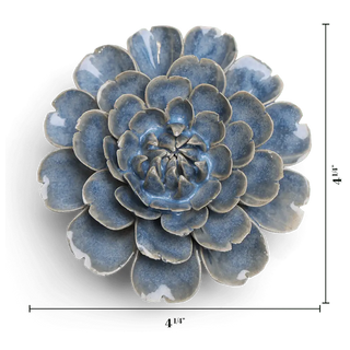 Fancy Blue Fiesta Marigold Table Top Decoration Boho