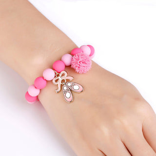 Charming Ballet Shoe Bracelet